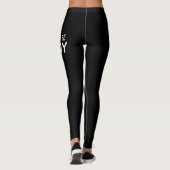 Soon To Be Daddy 2022 Father's Day First Time Leggings (Rückseite)