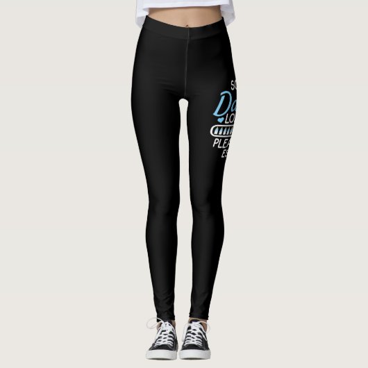 Soon To Be Daddy 2022 Father's Day First Time Leggings (Vorderseite)
