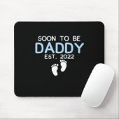 Soon To Be Daddy 2022 Father's Day First Time Mousepad (Mit Mouse)