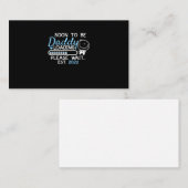 Soon To Be Daddy 2022 Father's Day First Time Visitenkarte (Vorne/Hinten)