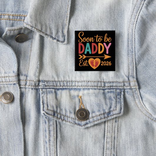Soon to Be Daddy 2026 Loading Pregnancy Announce Button (Beispiel)