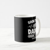 Soon To Be Daddy Est. 2026 New Dad Fathers Day Fir Kaffeetasse (VorderseiteRechts)