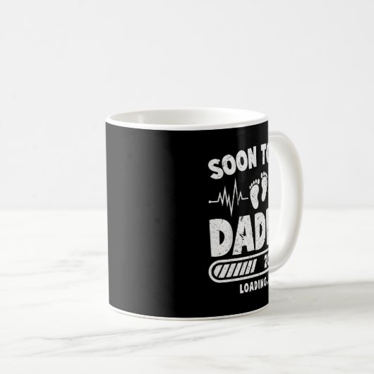 Soon To Be Daddy Est. 2026 New Dad Fathers Day Fir Kaffeetasse (VorderseiteRechts)
