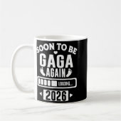 Soon To Be Gaga Again 2026 Loading New Baby Announ Kaffeetasse (Links)