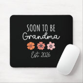 Soon To Be Grandma 2026 Pregnancy Announcement Gra Mousepad (Mit Mouse)