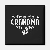 Soon To Be Grandma 2026 Promoted To Grandma Est 20 Magnet (Vorne)