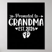 Soon To Be Grandma 2026 Promoted To Grandma Est 20 Poster (Vorne)