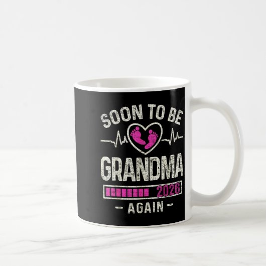 Soon To Be Grandma Again 2026 Expecting Baby Grand Kaffeetasse (Rechts)
