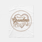 Soon To Be Grandma Again 2026 Loading Pregnancy An Fleecedecke (Vorderseite)