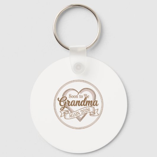 Soon To Be Grandma Again 2026 Loading Pregnancy An Schlüsselanhänger (Vorderseite)