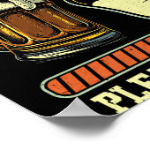 Soon To Be Grandpa Est 2025 Pregnancy Announcement Poster (Ecke)