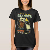Soon To Be Grandpa Est 2025 Pregnancy Announcement T-Shirt (Vorderseite)