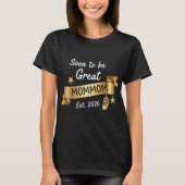 Soon to be Great Mommom Est 2026 Future Grandma Pr T-Shirt (Vorderseite)