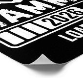 Soon To Be Mammy 26 Loading Pregnancy Announcement Poster (Ecke)