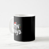 Soon To Be Merry'd Christmas Engaged Fiance Santa Kaffeetasse (Vorderseite Links)