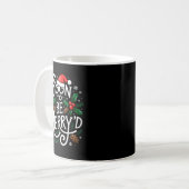 Soon To Be Merry'd Christmas Engaged Fiance Santa  Kaffeetasse (Vorderseite Links)