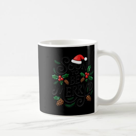 Soon To Be Merry'd Christmas Engaged Fiance Santa Kaffeetasse (Rechts)