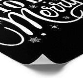 Soon To Be Merry'd Christmas Engaged Fiance Santa Poster (Ecke)