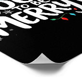 Soon To Be Merry'd Christmas Engaged Fiance Santa Poster (Ecke)