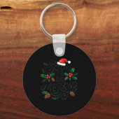 Soon To Be Merry'd Christmas Engaged Fiance Santa Schlüsselanhänger (Vorderseite)