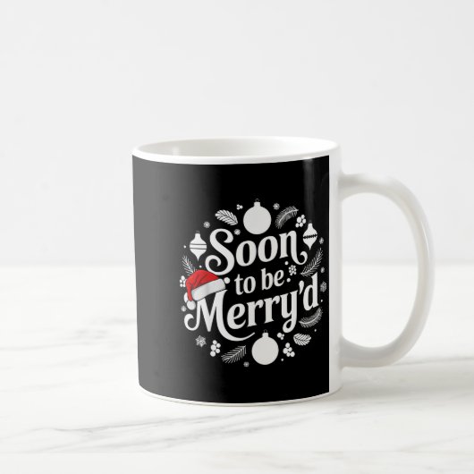 Soon To Be Merry'd Christmas Engaged Matching Coup Kaffeetasse (Rechts)