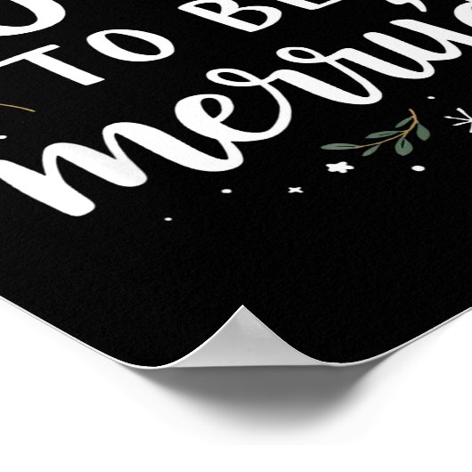 Soon To Be Merry'd Funny Engaged Couples Matching  Poster (Ecke)