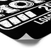 Soon To Be Mom 2026 Loading Funny Pregnancy Announ Poster (Ecke)