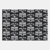 Soon to Be Mom 2026 Loading Pregnancy Announcement Geschenkpapier Set (Vorderseite)