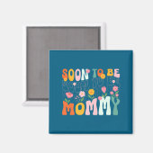 Soon To Be Mommy Est 2025 New Mom Pregnancy Announ Magnet (Vorderseite/Rückseite)