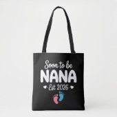 Soon To Be Nana 2026 Funny Pregnancy Announcement  Tasche (Vorderseite)
