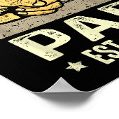 Soon To Be Pap Est 2026 For New Papa Funny Fathers Poster (Ecke)