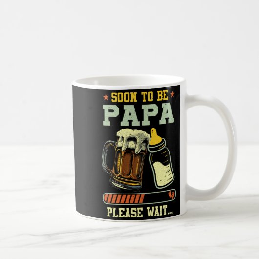 Soon To Be Papa Est 2025 Pregnancy Announcement Lo Kaffeetasse (Rechts)