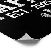 Soon To Be Pappy Est.2025 Father's Day Promoted To Poster (Ecke)