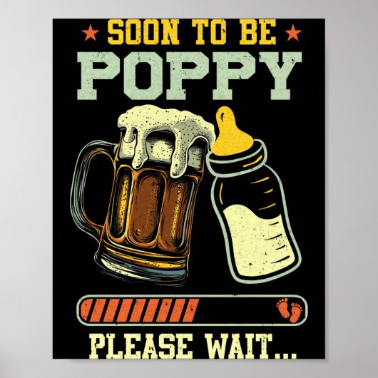 Soon To Be Ppy Est 2025 Pregnancy Announcement L  Poster (Vorne)