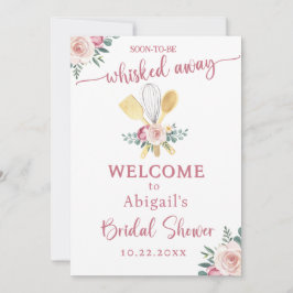 SOON TO BE WHISKED AWAY BRIDAL SHOWER EINLADUNG