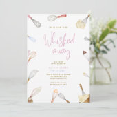 Soon to be whisked away bridal shower einladung (Stehend Vorderseite)