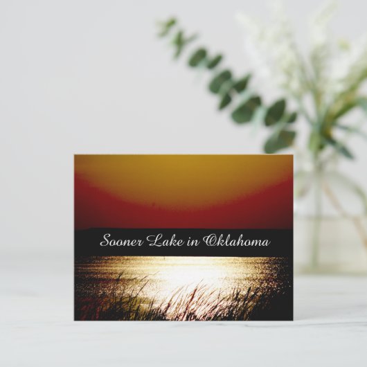 Sooner See Postkarte (Stehend Vorderseite)