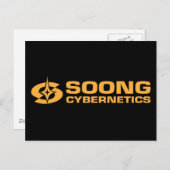 Soong Cybernetics - Noonien Soong Postkarte (Vorne/Hinten)