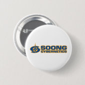 Soong-Kybernetik - Noonien Soong Button (Vorne & Hinten)