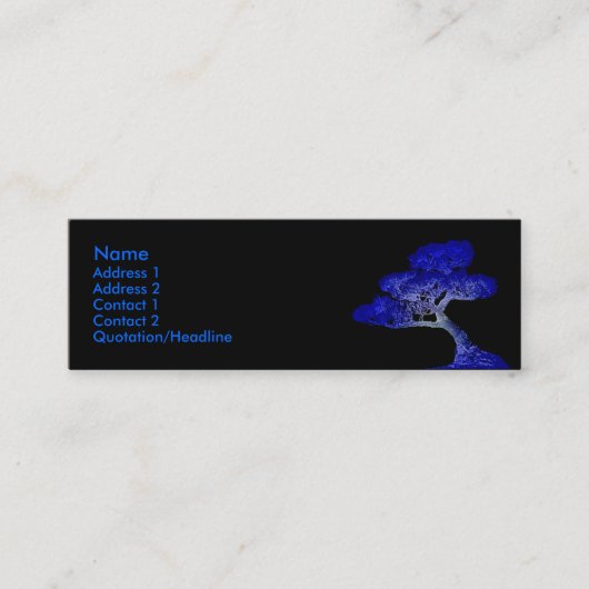 Soong Su - Bonsai - Visitenkarte (Vorderseite)