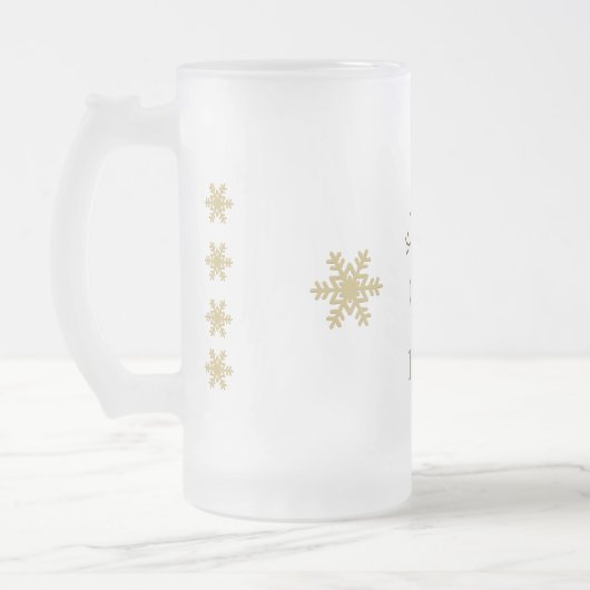 Soooo Frosty Design Mattglas Bierglas (Links)