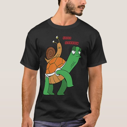 soooo slowwww snail turtle T-Shirt (Vorderseite)