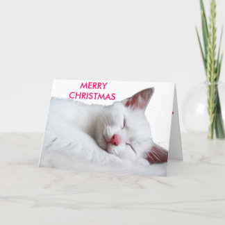 sooooooooooooooo schläfrig, MERRYCHRISTMAS Feiertagskarte
