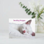 sooooooooooooooooooooooooosleepy, Sending Huggzz Postkarte (Stehend Vorderseite)