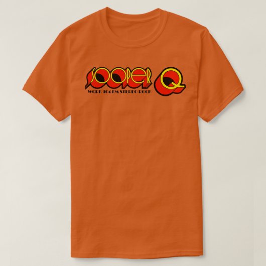SOOPER Q WQRK 104 Norfolk Radio Station deaktivier T-Shirt (Design vorne)