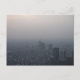 Soot-stained skyscrapers postkarte