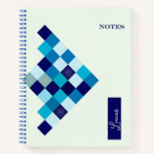 Soothing Blue Harmony - Back to School Notebook Notizblock (Vorderseite)