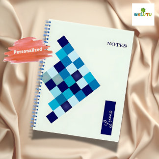 Soothing Blue Harmony - Back to School Notebook Notizblock