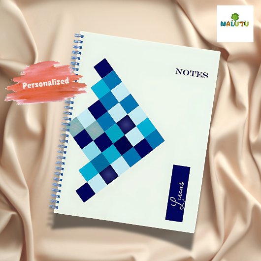 Soothing Blue Harmony - Back to School Notebook Notizblock