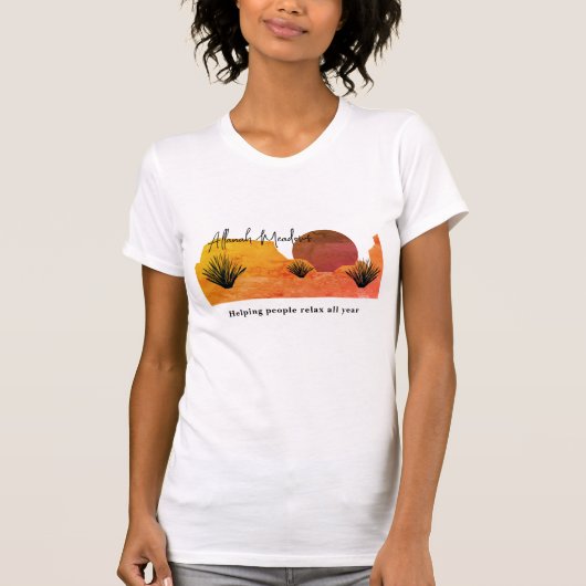 Soothing Desert Moon Meditation T-Shirt (Vorderseite)